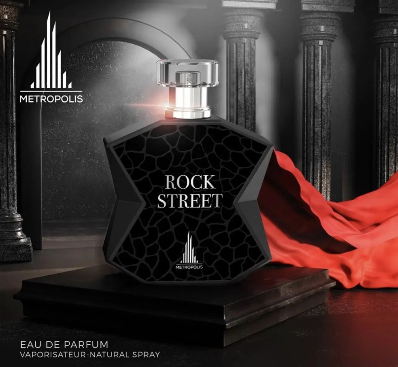 Metropolis Rock Street 3.4 oz EDP for men bottle