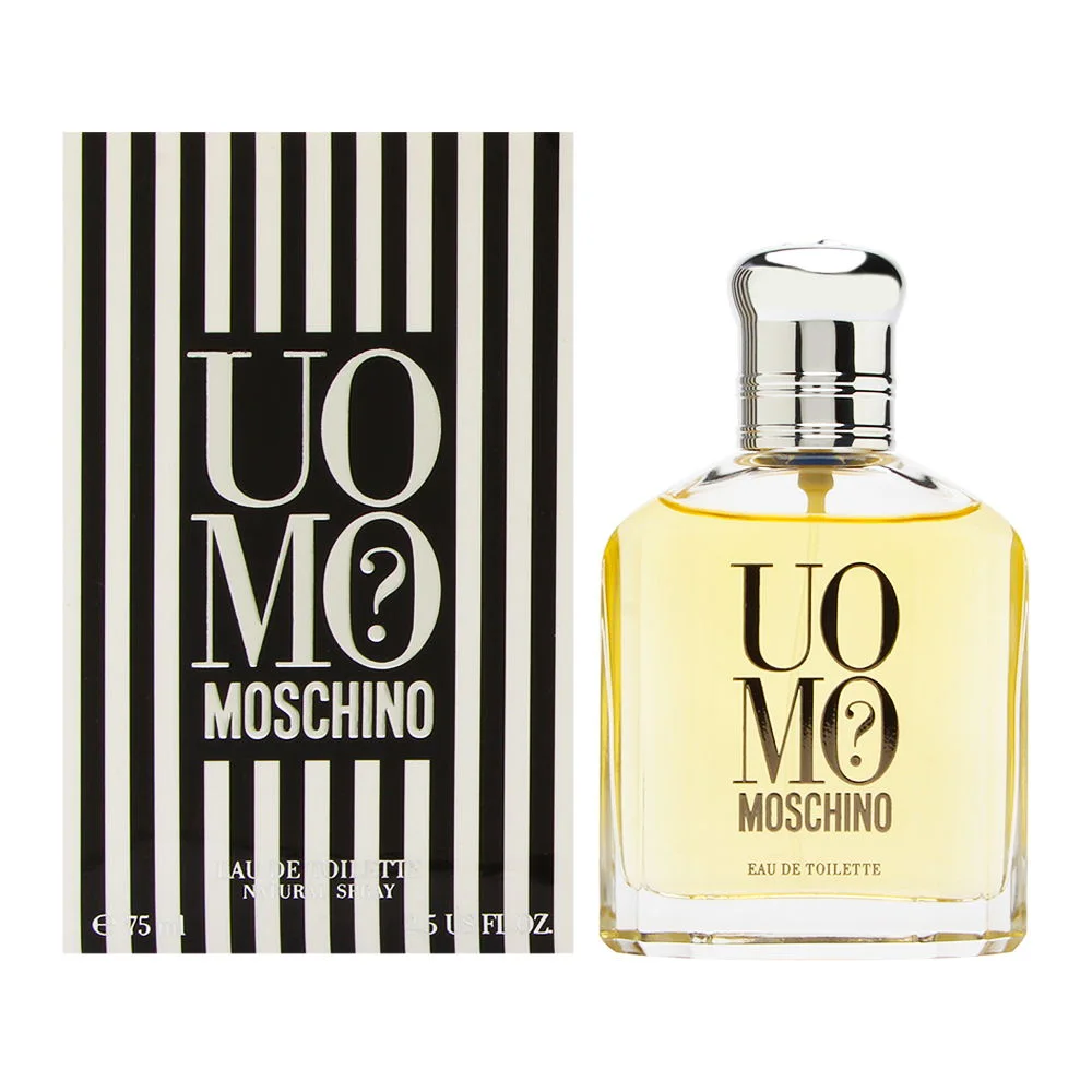 Moschino Uomo 2.5 oz EDT for men bottle