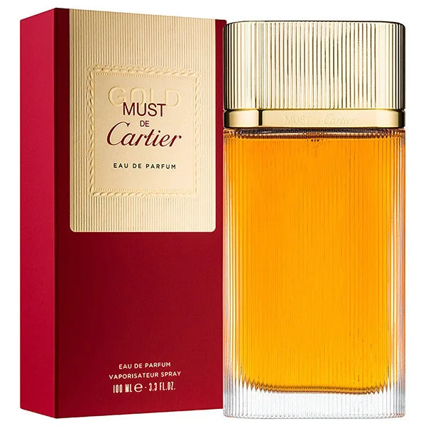 Must de Cartier Gold 3.3 oz EDP for women bottle