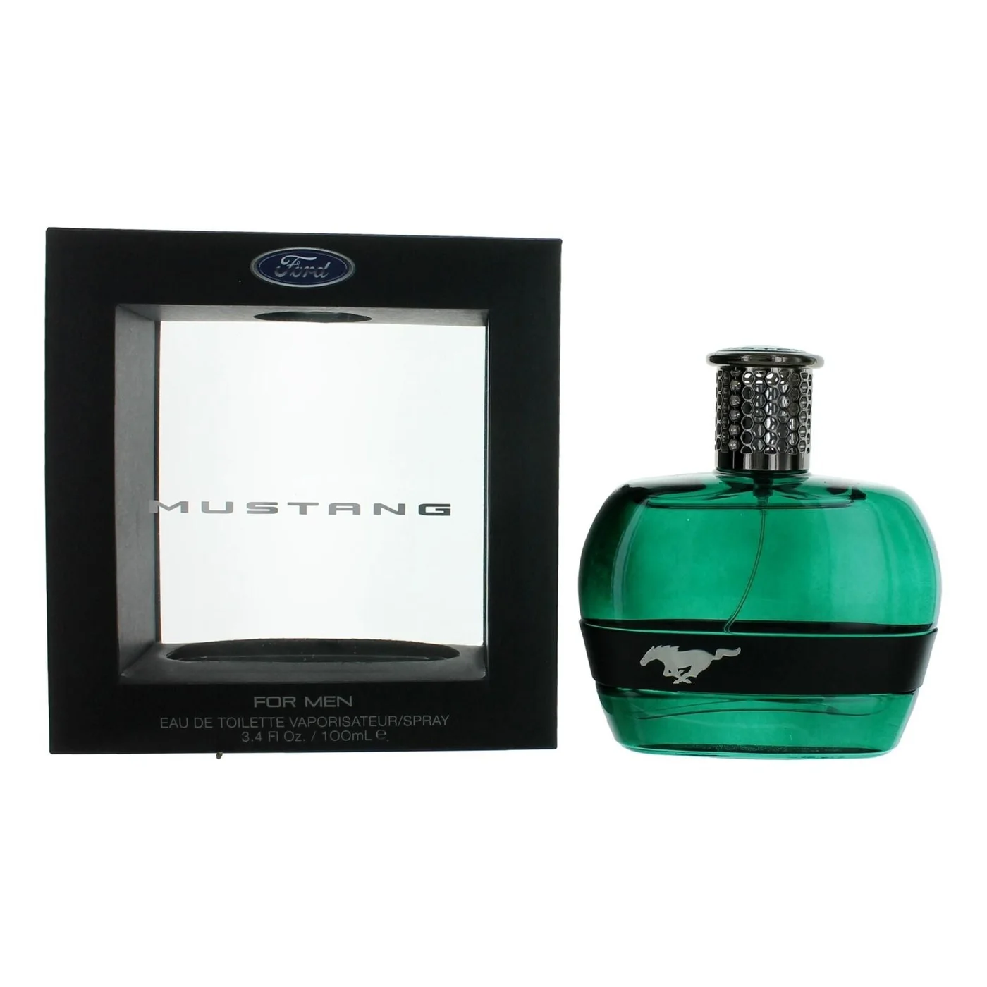 Mustang Green 3.4 oz EDT for men bottle