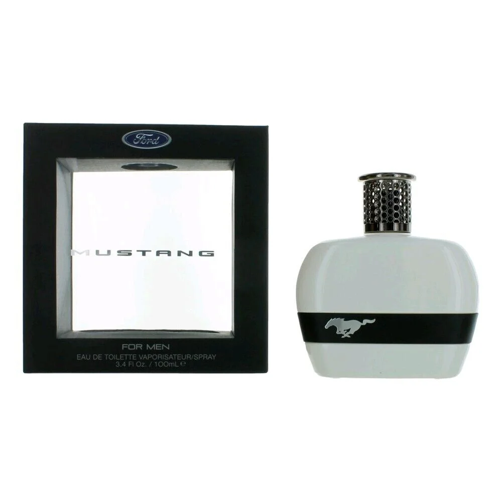 Mustang White 3.4 oz EDT for men bottle
