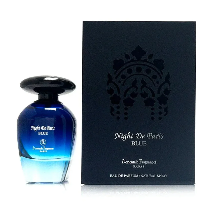 Night De Paris Blue 3.3 oz EDP unisex bottle