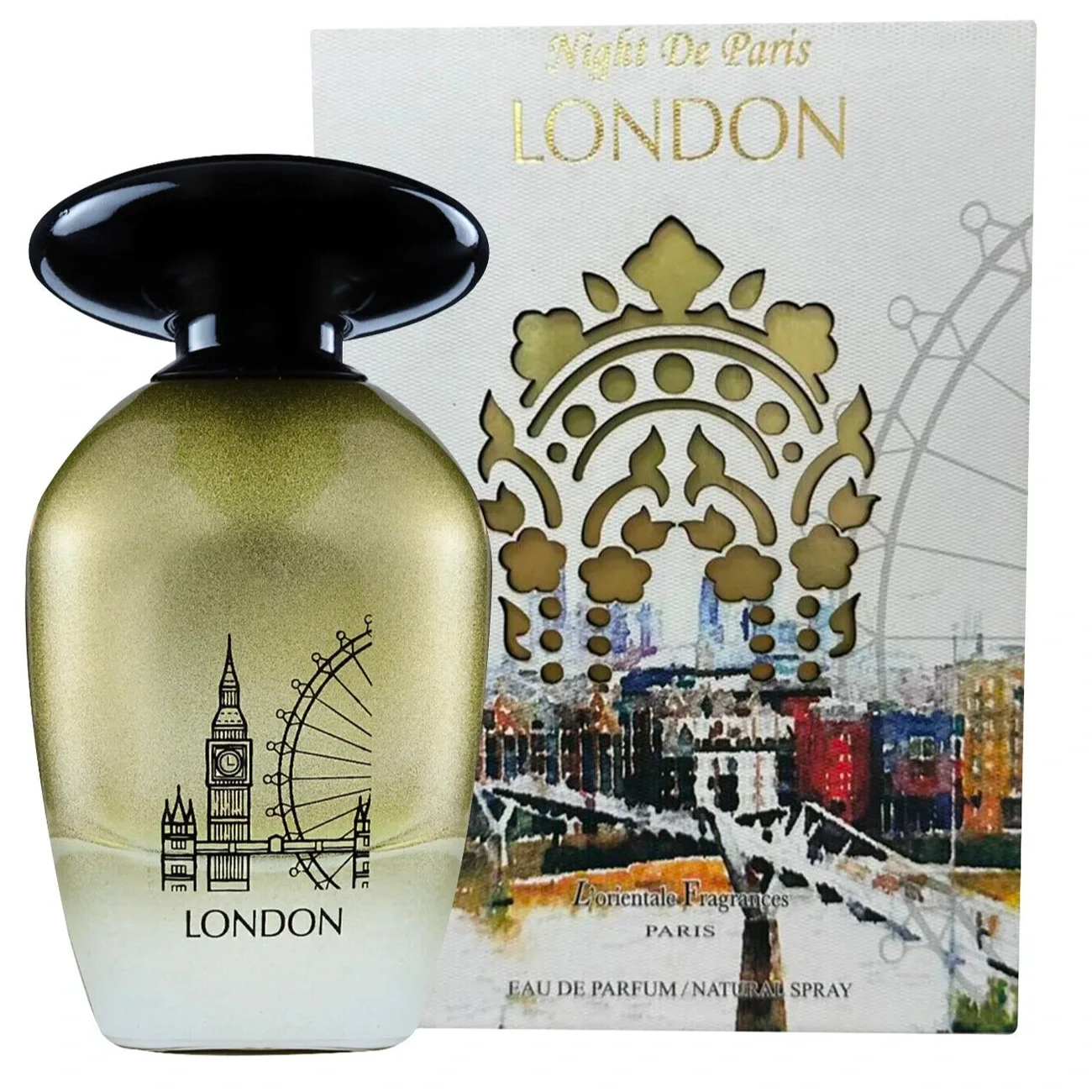 Night De Paris London 3.3 oz EDP unisex bottle
