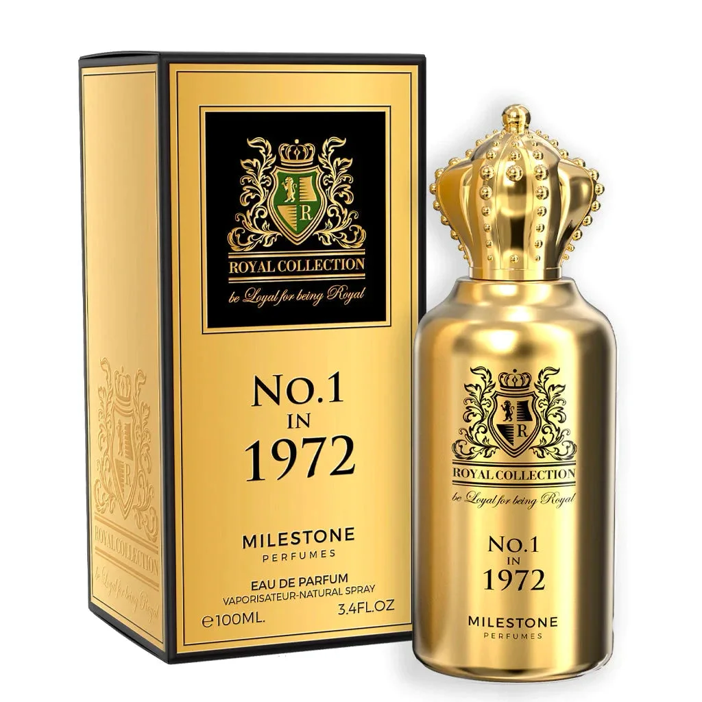No 1 in 1972 3.4 oz EDP unisex bottle