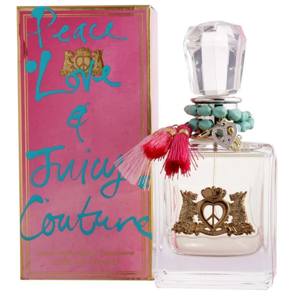 Peace Love and Juicy 3.4 oz EDP for women bottle