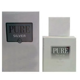 Pure Silver 3.4 oz EDT for men bottle