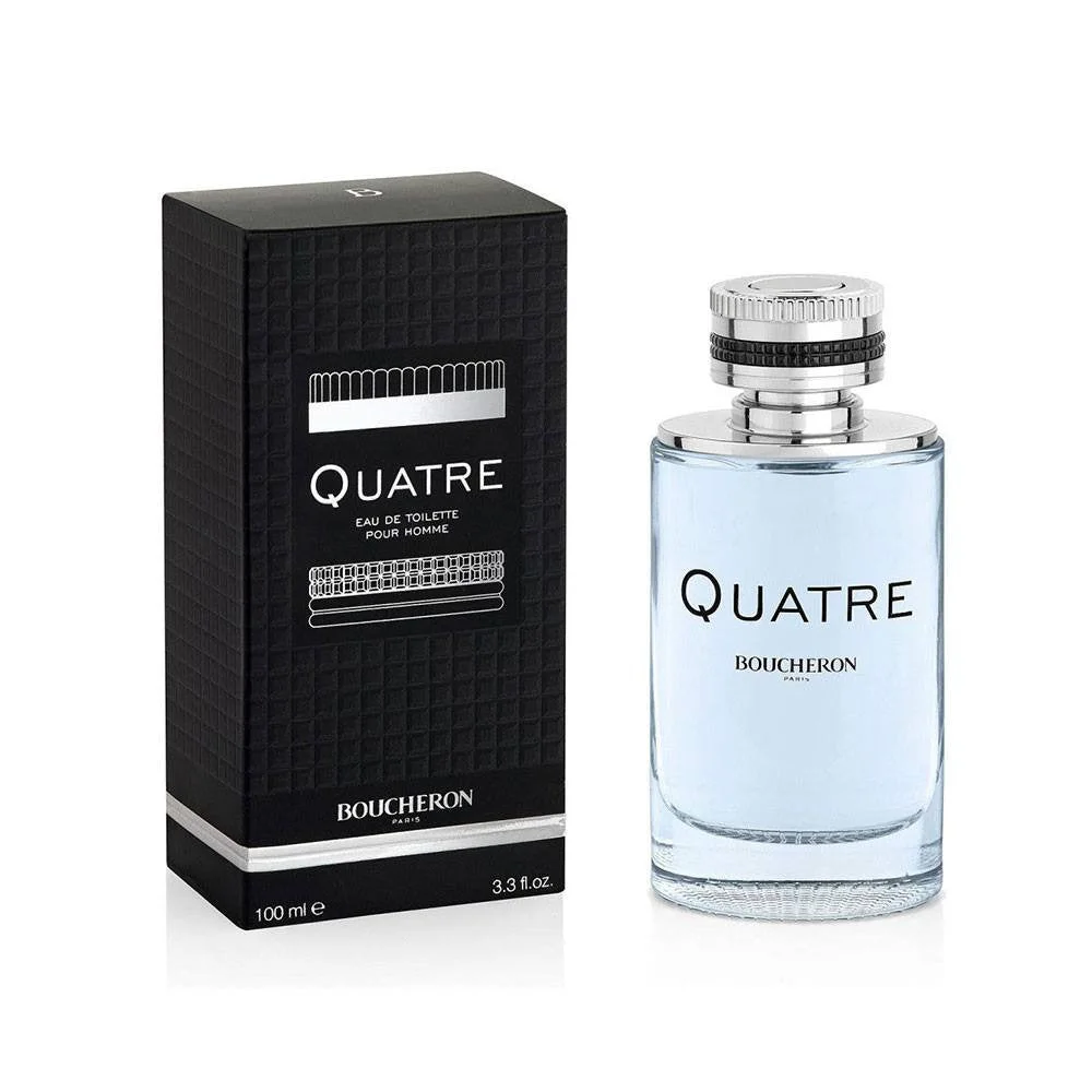 Quatre 3.3 oz EDT for men bottle