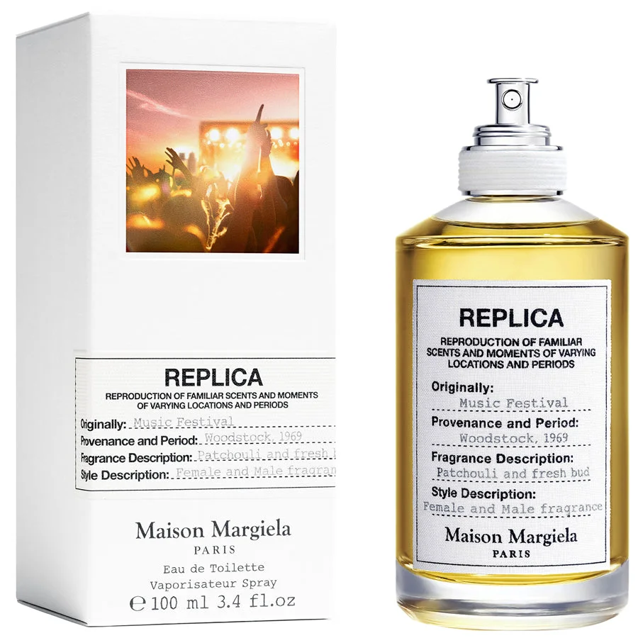 Replica Music Festival 3.4 oz EDT for Unisex bottle