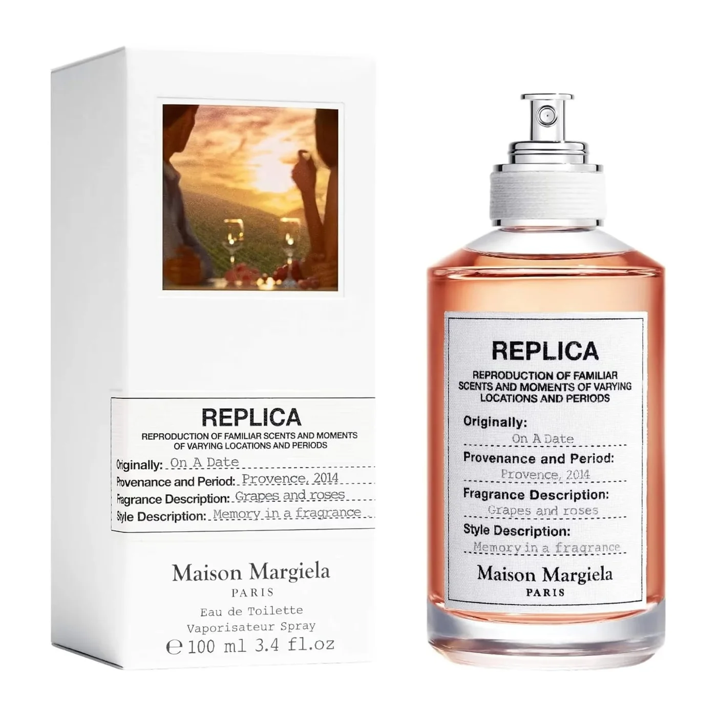 Replica On A Date 3.4oz EDP unisex bottle