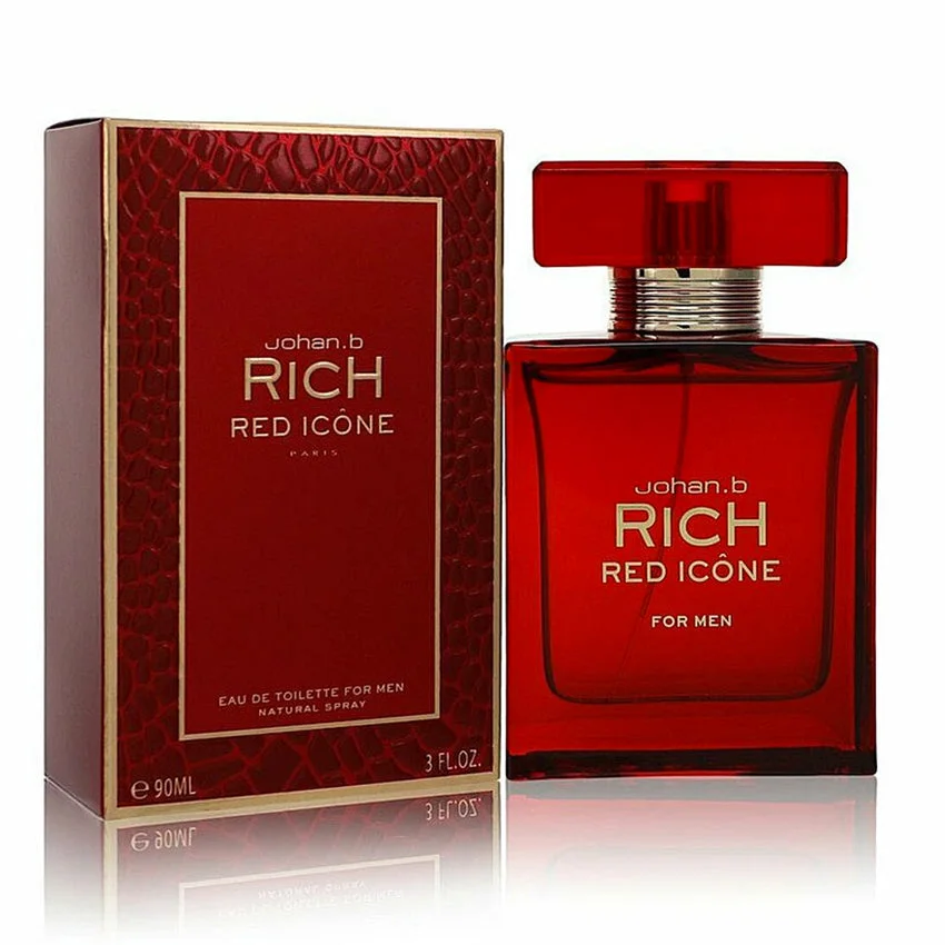 Rich Red Icone 3.0 oz EDT for men bottle