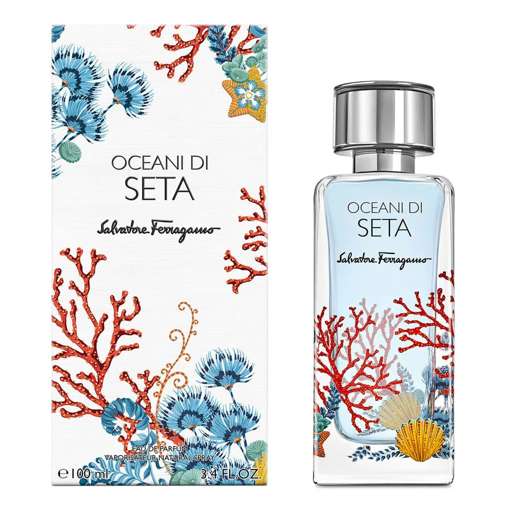 Salvatore Ferragamo Ocean Di Seta 3.4 oz EDP unisex bottle