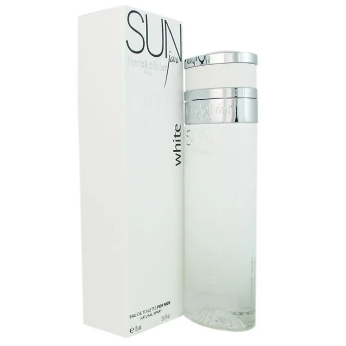 Sun Java White 2.5 oz EDT for men bottle