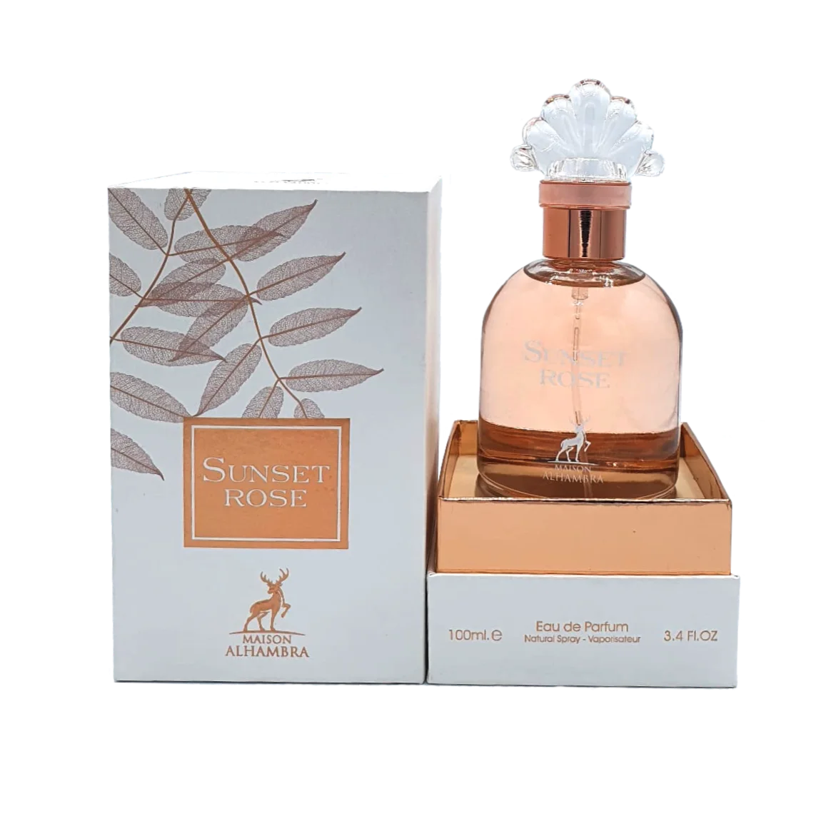 Sunset Rose Maison Alhambra 3.4 oz EDP for women bottle