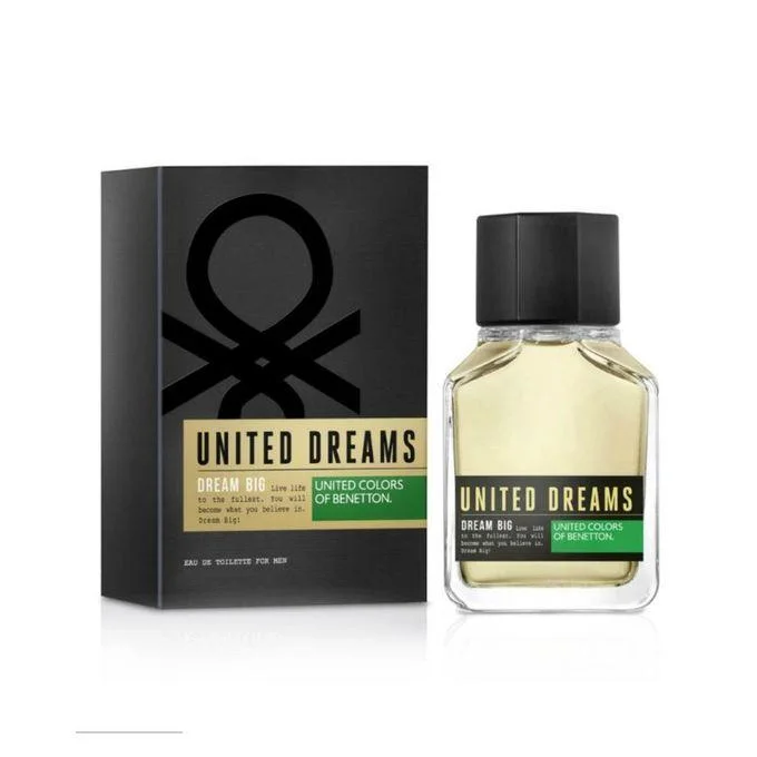 United Dreams Dream Big 3.4 oz EDT for men bottle
