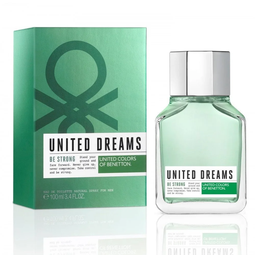 United Dreams Be Strong 3.4 oz EDT for men bottle