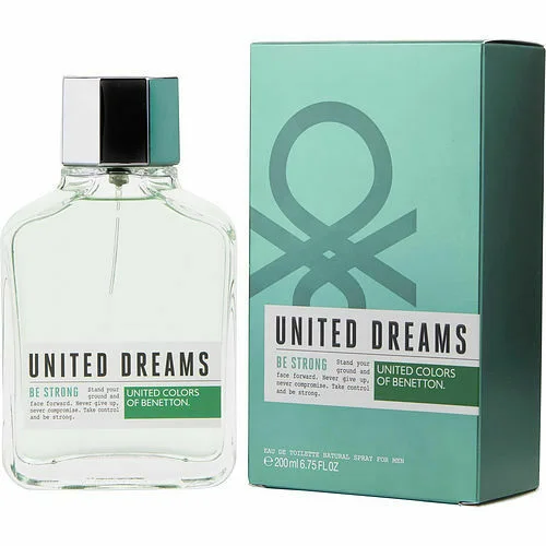 United Dreams Be Strong 6.7 oz EDT for men bottle