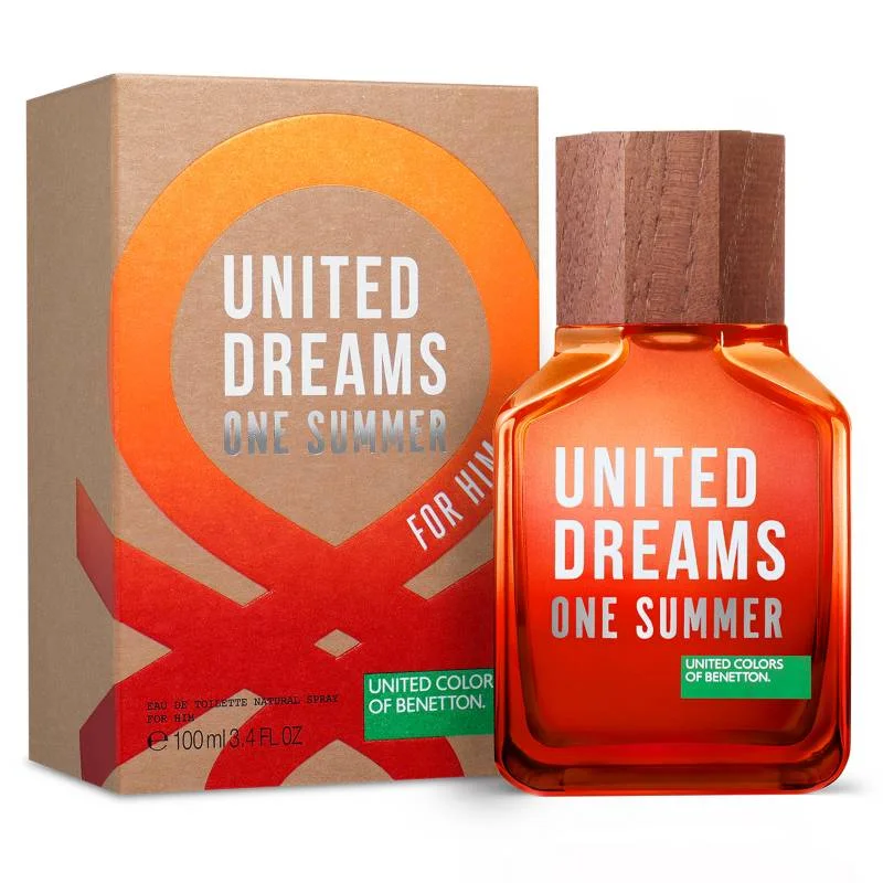 United Dreams One Summer For Him 3.4 oz EDT for men bottle