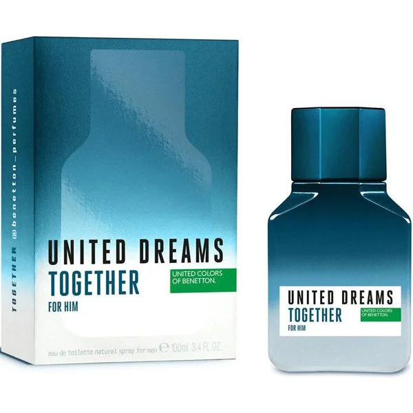 Benetton Colors United Dreams Together for him 3.4 oz EDT bottle