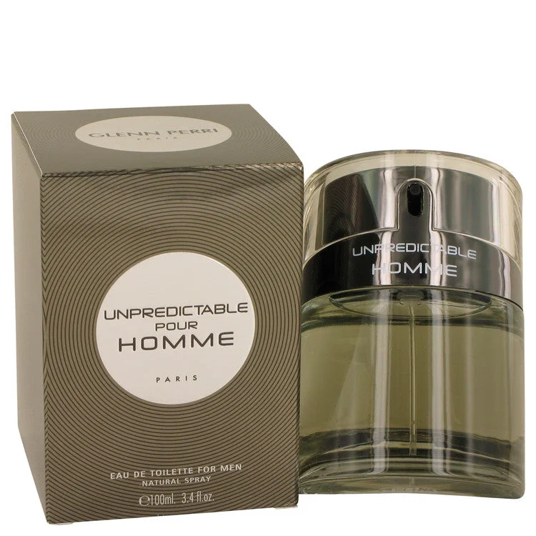 Unpredictable Pour Homme 3.4 oz EDT for men bottle