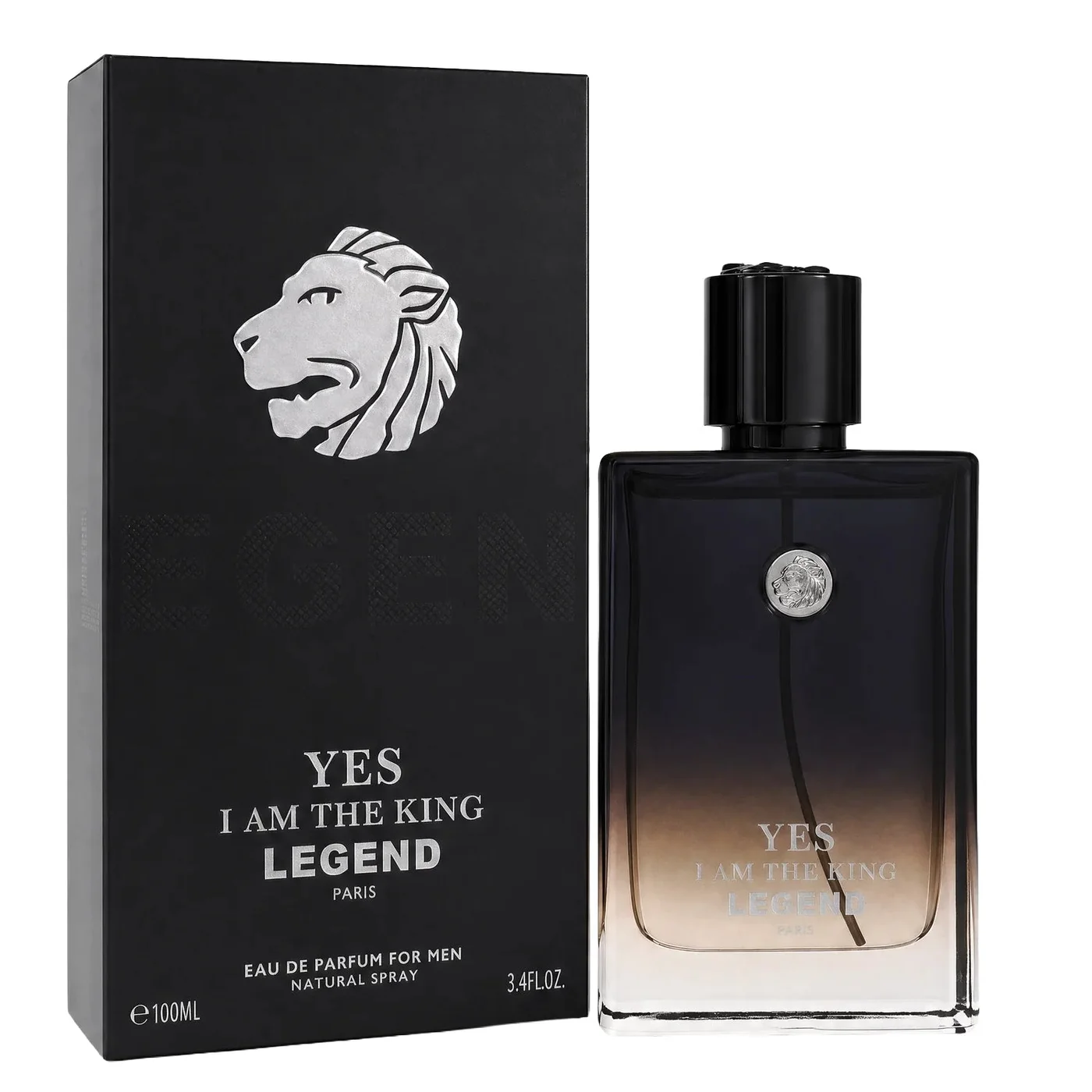 Yes I Am The King Legend 3.4 oz EDP for men bottle