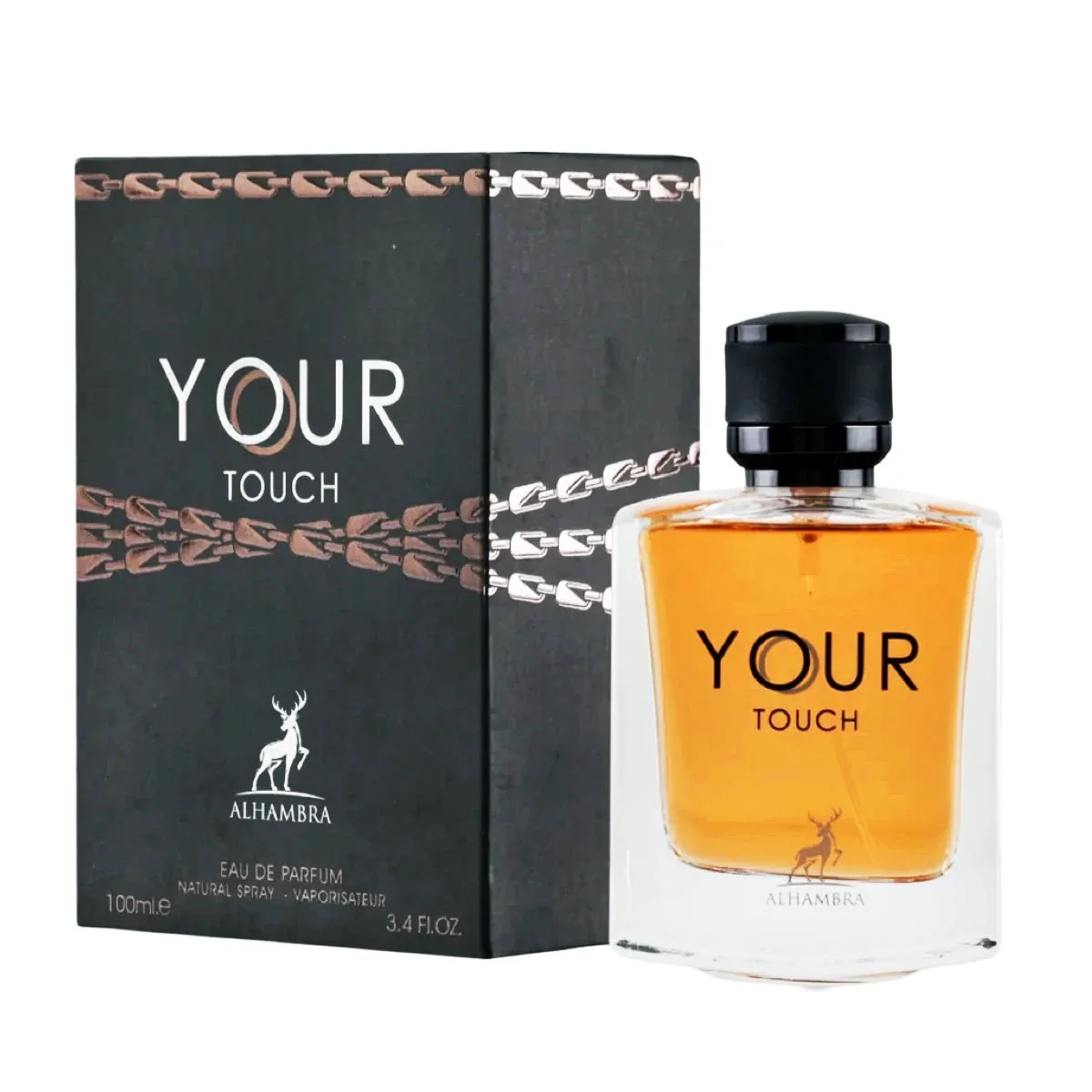 Your Touch 3.4 oz EDP for men bottle
